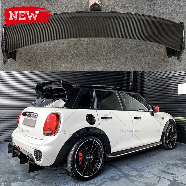 Oiomotors Jcw Gp3 Style Carbon Fiber Big Rear Spoiler Roof Wing For F55 F56  Mini Cooper - Spoilers & Wings - AliExpress