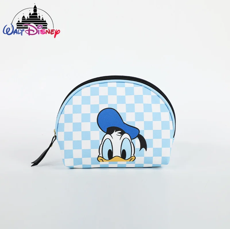 Disney Mickey Original New Women's Makeup Bag Luxury Brand Women's Zero Wallet Cartoon Travel Storage Makeup Bag Large Capacity