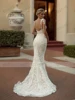 Exquisite Wedding Dresses Gorgeous Bridal Gowns Lace Tiered Robes Spaghetti Straps Backless Vestidos De Novia Customized 2025 2