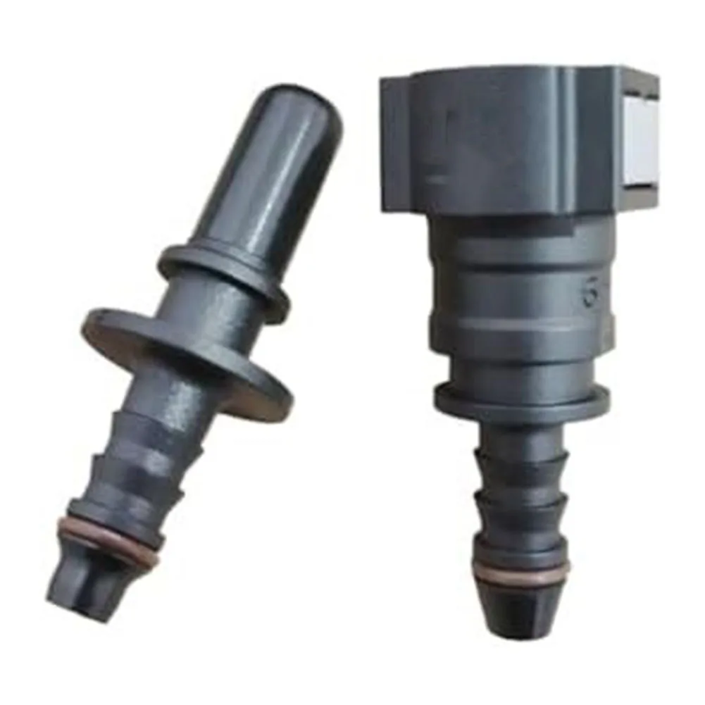 Fuel Line Coupler,9.49 ID6 Straight Car Fuel Line Coupler Hose,Quick Connect Release Hose Disconnect Connector,Nylon Oil Line Pipe Adapter