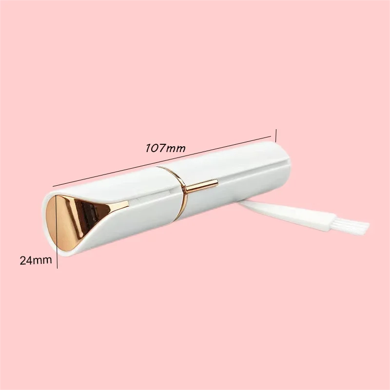 Electric Eyebrow Trimmer Mini Eye Brow Epilator Facial Lipstick Shape Hair Removal Portable Women Painless Razor Shaver Tool Eyebrow Trimmer Set Eyebrow Razor Set Eyebrow Trimmer Blade Eyebrow Razor Hair Remover Eyebrow Trimmer Electric Epilator Face Shaver Facial Hair Remover Hair Shaver