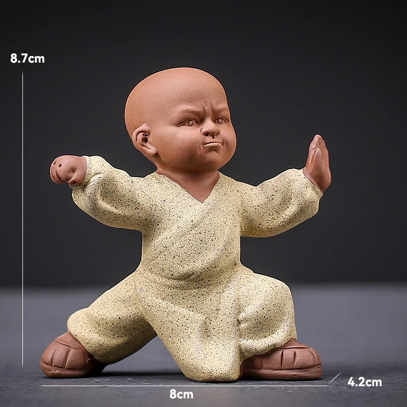 Statua Buddha In Ceramica Grigia, Piccola Decorazione Per Casa, Ufficio O Auto