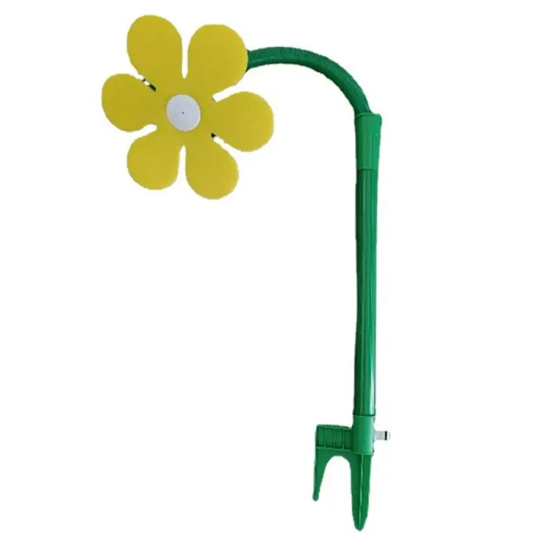 

Grass Sprinkler Lightweight Water Sprinkler Rotatable Simple Installation Useful Dancing Sunflower Shape Garden Sprinkler