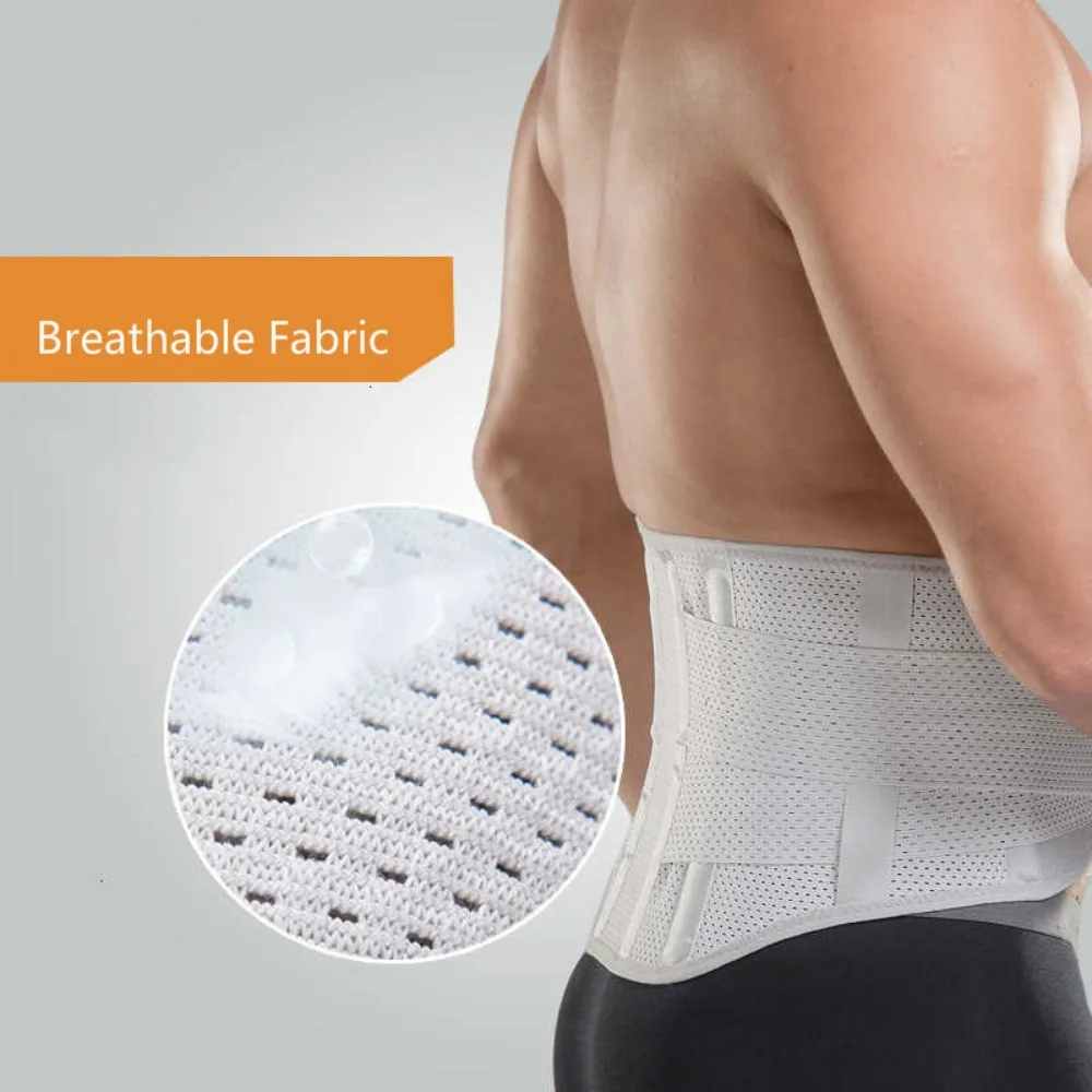 Breathable Back Lumbar Support Belt Sports Waist Orthopedic Corset Plus