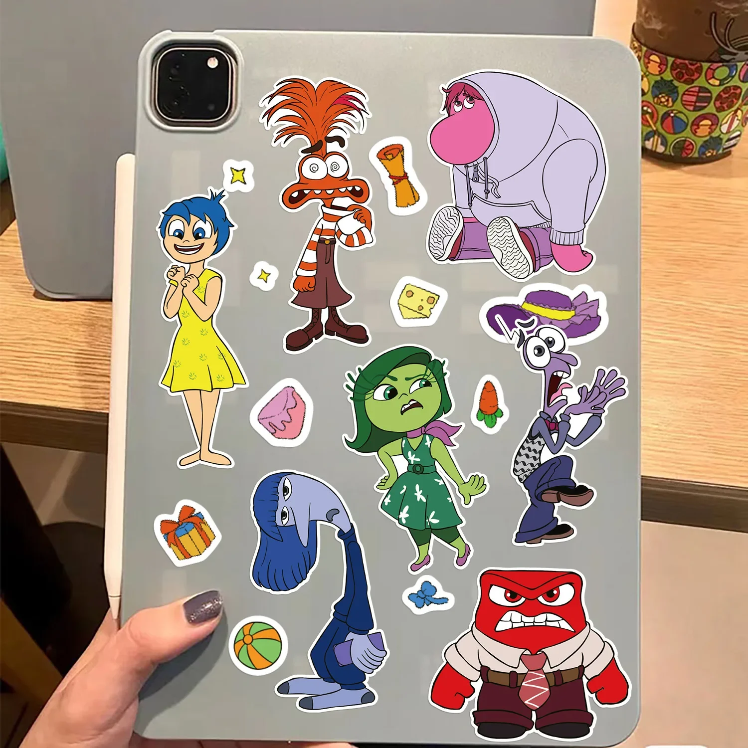 8/16/32Sheets Disney Movie Inside Out Make A Face Puzzle Stickers Kids Make Your Own DIY Game Children Jigsaw Education Toys 4