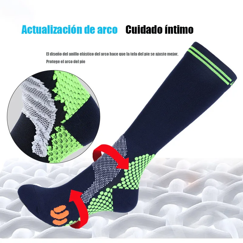 Compression Socks Varicose Veins Men Women Socks For Running Cycling Football Soccer Stockings 1/3 Pairs 20-30 Mmhg football socks sports socks cycling socks fitness sports socks compression socks sport socks