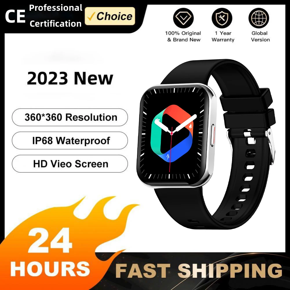 

2023 New Smart Watch Women Smartwatch Support Korea Russian French Bluetooth Answer Call Voice Assistant IP67 Wristwatch