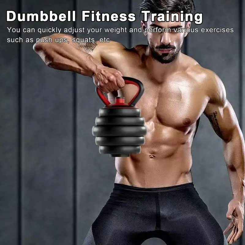 Kettle Bell Handle For Dumbbell Exercise Kettlebells Weights Set Ergonomic Strength Training Kettlebells For Home Or Gym Workout