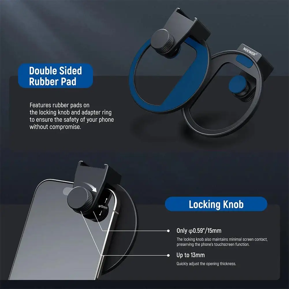 Phone Lens Filter 67mm Clip Adapter for iPhone Camera Assistant Lens Effects