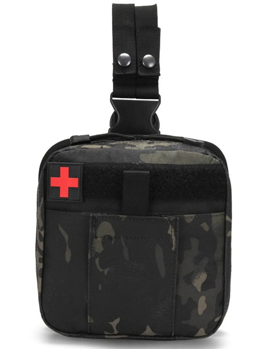 Outdoor Tactical Emergency Medical First Aid Pouch Bags Survival Pack Rescue Kit Empty Household Multi-Layer First Aid Kit Pouch