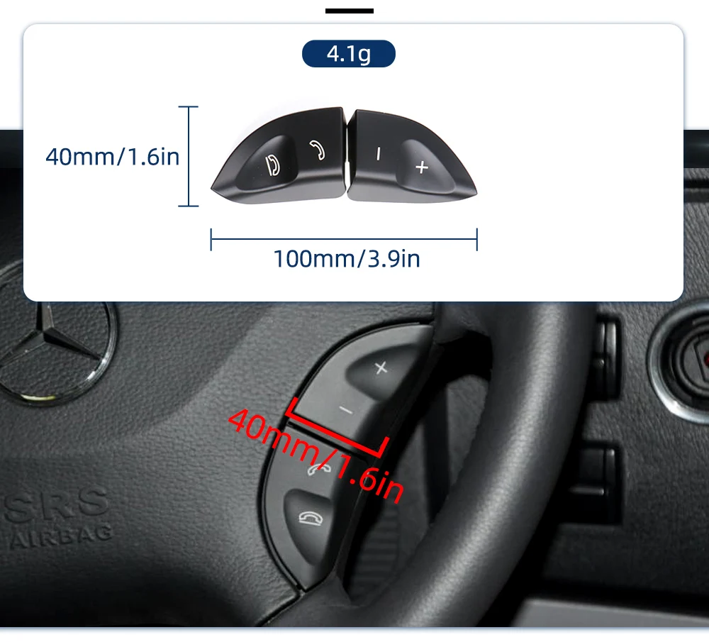 Für die mercedes-benz s cl Klasse w220 w215 3 Farben Lenkrad knöpfe Original Steuer lenkrad knöpfe – Detail 5