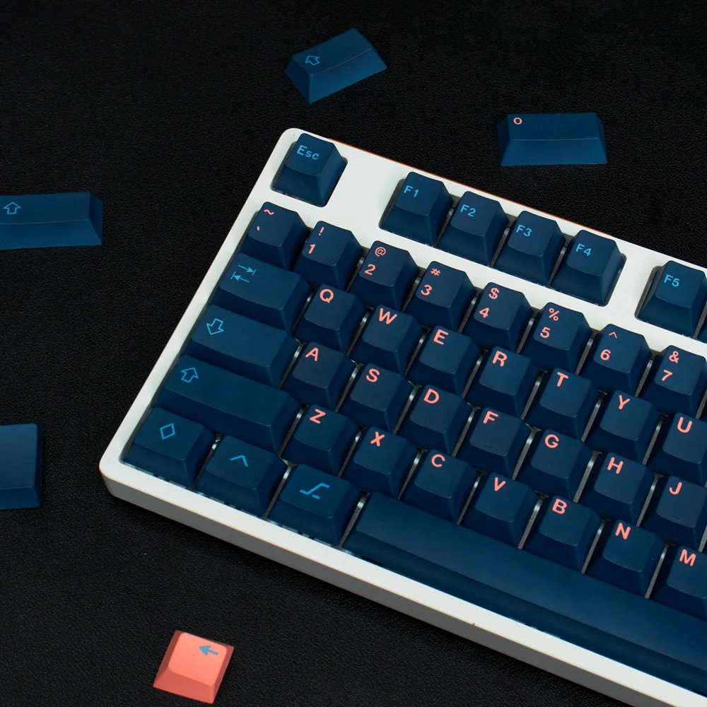 Gmk firefly-メカニカルキーボードキャップ,大きな文字,チェリー 