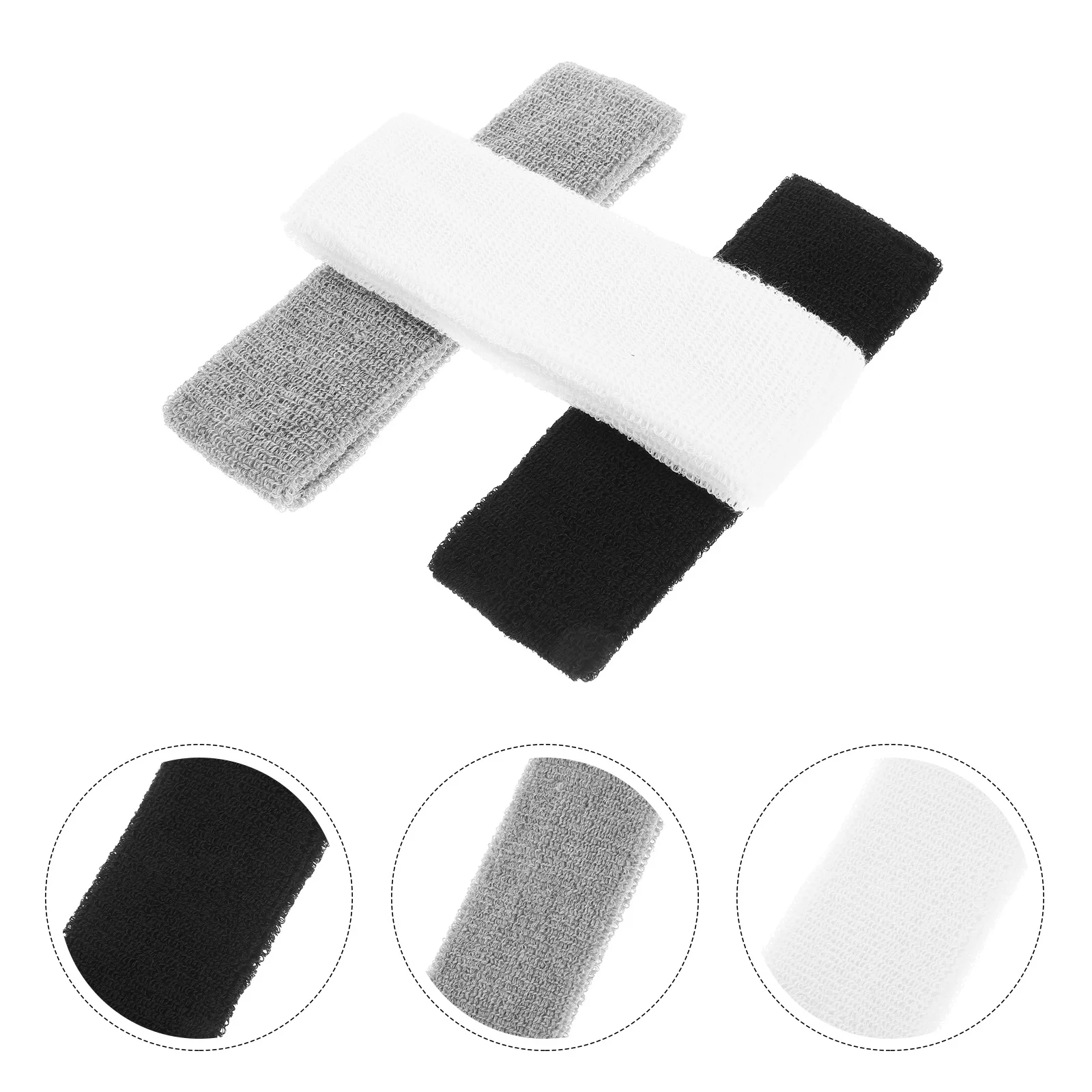 

6 Pcs Absorb Sweat Sports Headband Miss Tiara Polyester Women Workout Headbands