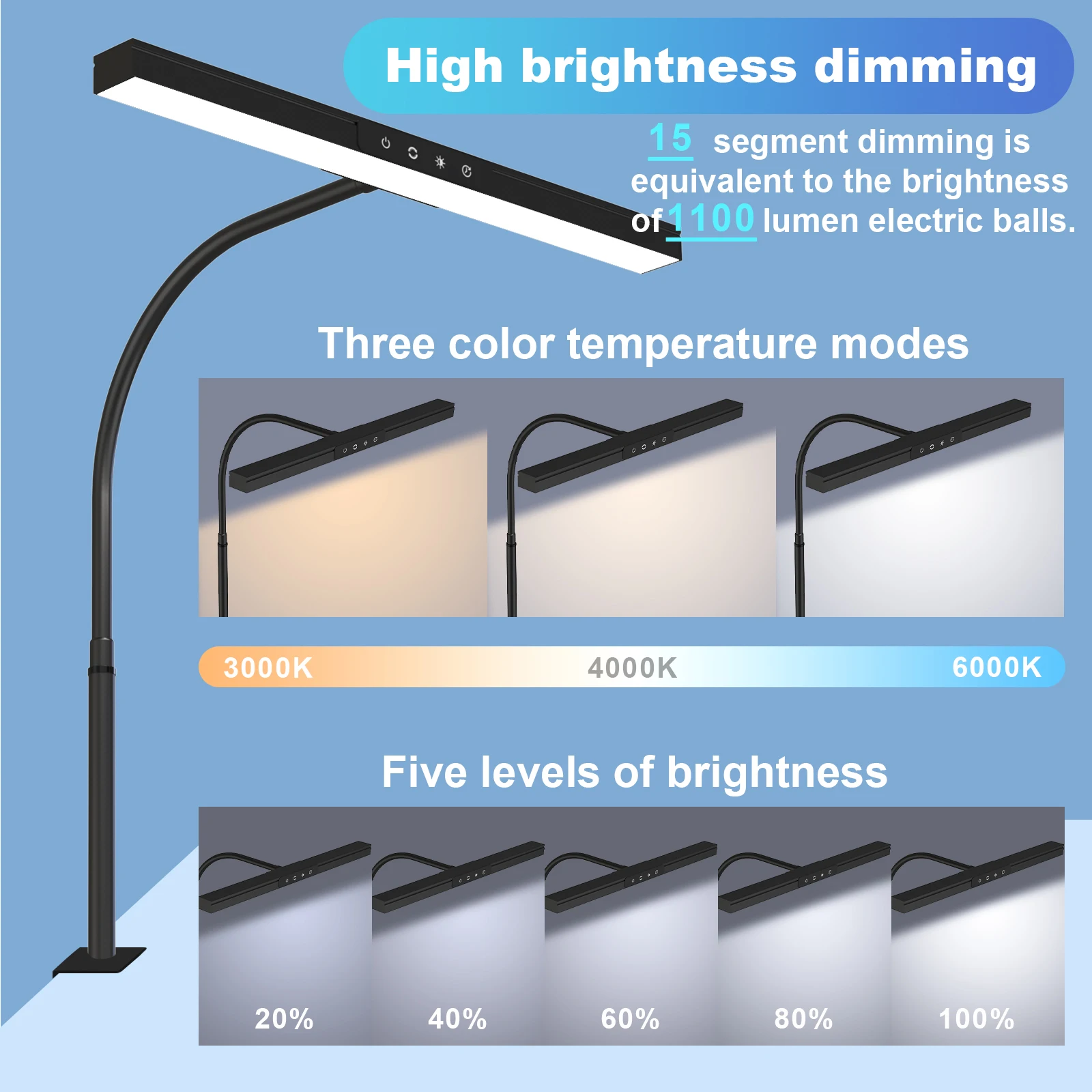   LED å , Ŭ   ȣ ̺ ,  繫 å ,  Ŭ Ʈ, 12W, 40cm