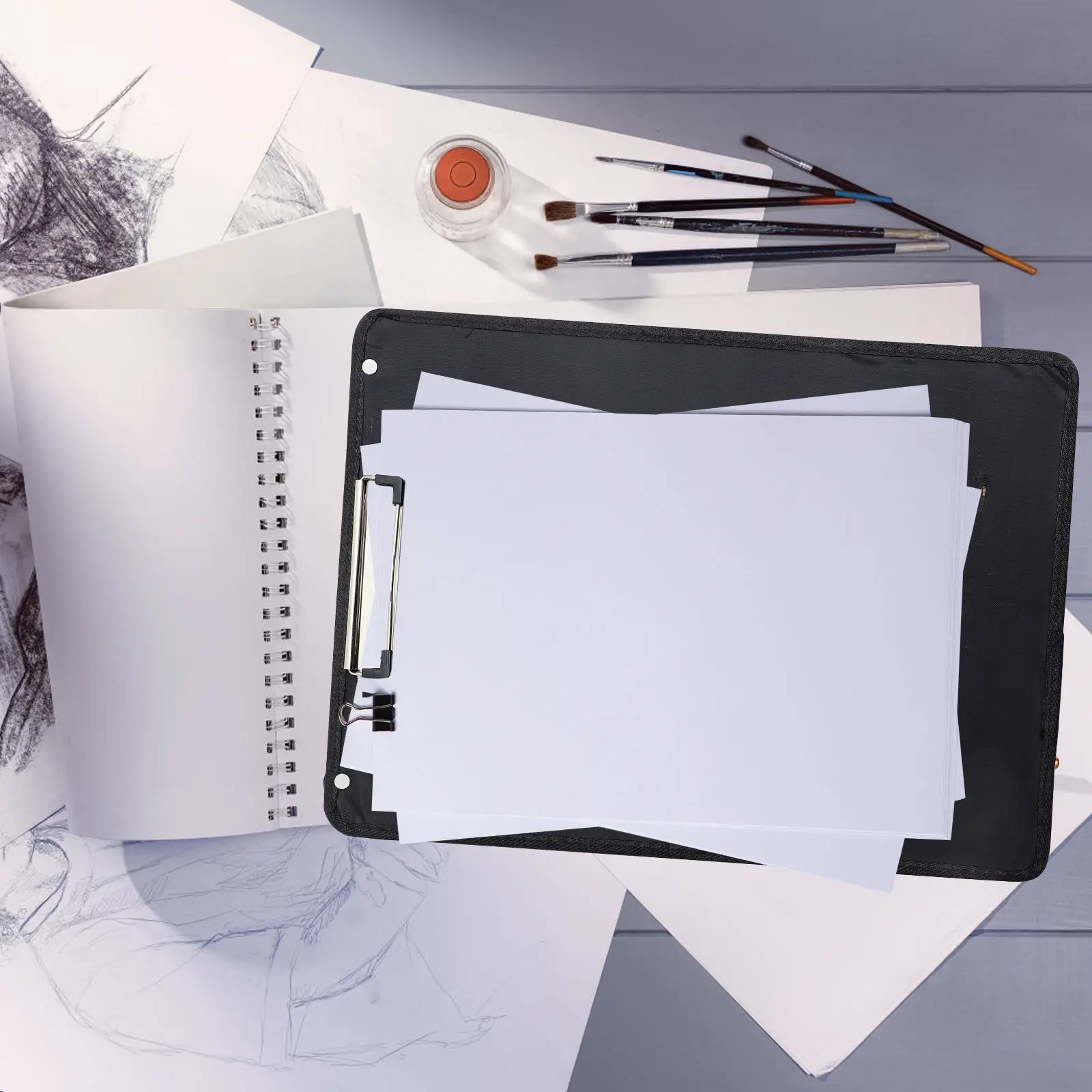방수 드로잉 보드 스케치 클립보드 합성 소재 부드럽고 튼튼한 표면 휴대용 경량 학생용 예술가용