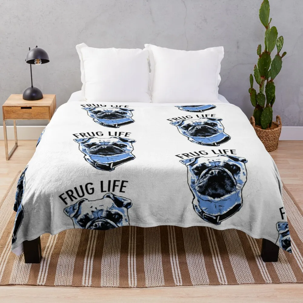 

FRUG LIFE Throw Blanket 3D Blanket Dorm Room Essentials Double Summer Blanket