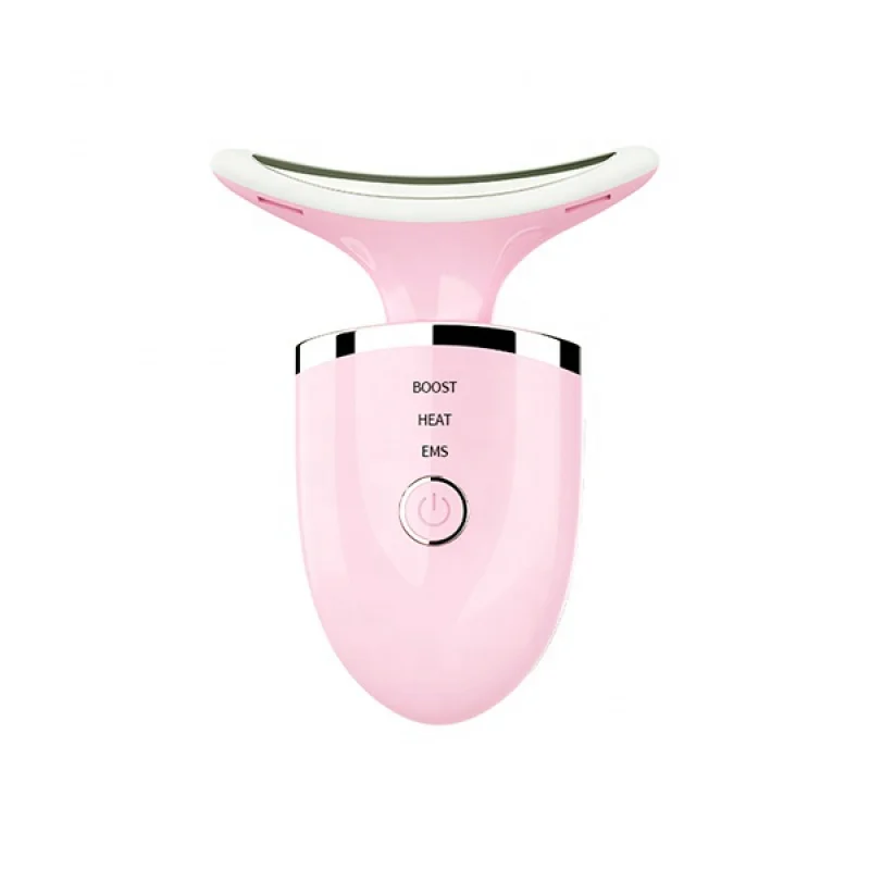 Anti-aging Heat Vibration Skin Tighten Massager Wrinkle Reduce Double ChinDevice Face And Neck Lifting Device