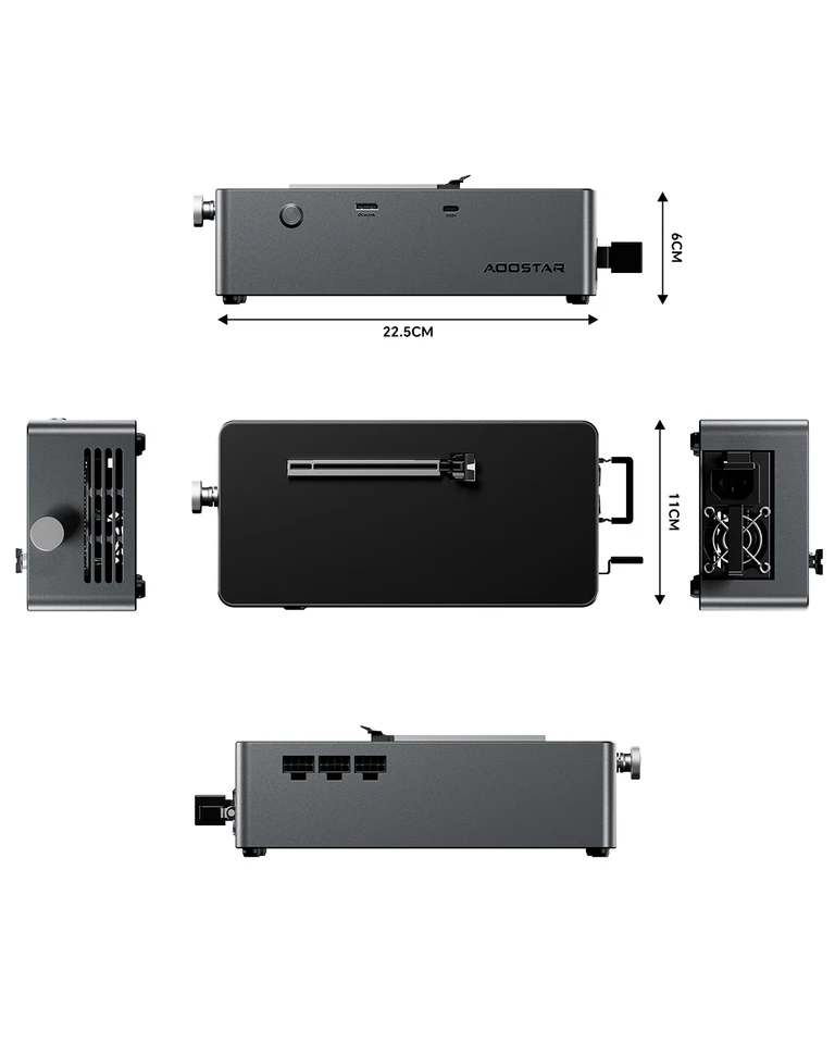 AOGSTAR AG02 OCuLink & USB4 eGPUドックドッキング S2669d08d84a14c00ac162ff6161eb