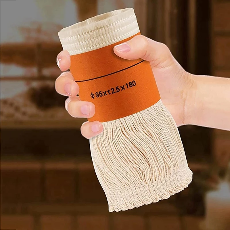 4 Pieces Wick Orange&Creamy-White 9.5 X 18Cm For Petroleum Stove For Indoor Use, Wicks Petroleum Heating Heater,