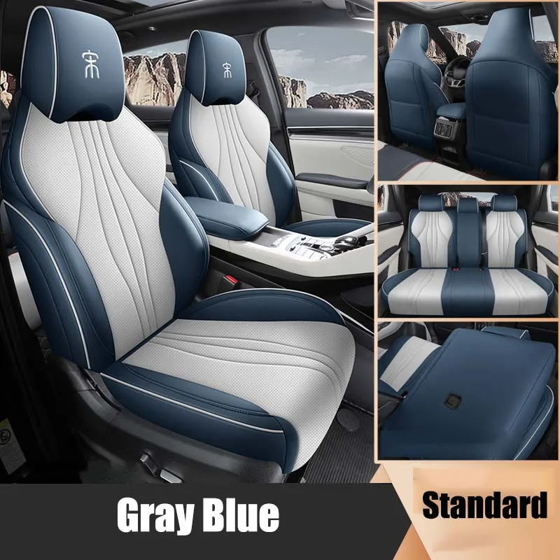 thumbnail image 1 of Funda de asiento de coche personalizada específicamente para BYD Song Plus Champion Song Plus EV Juego completo con cobertura total delantera y trasera, 1 of 5
