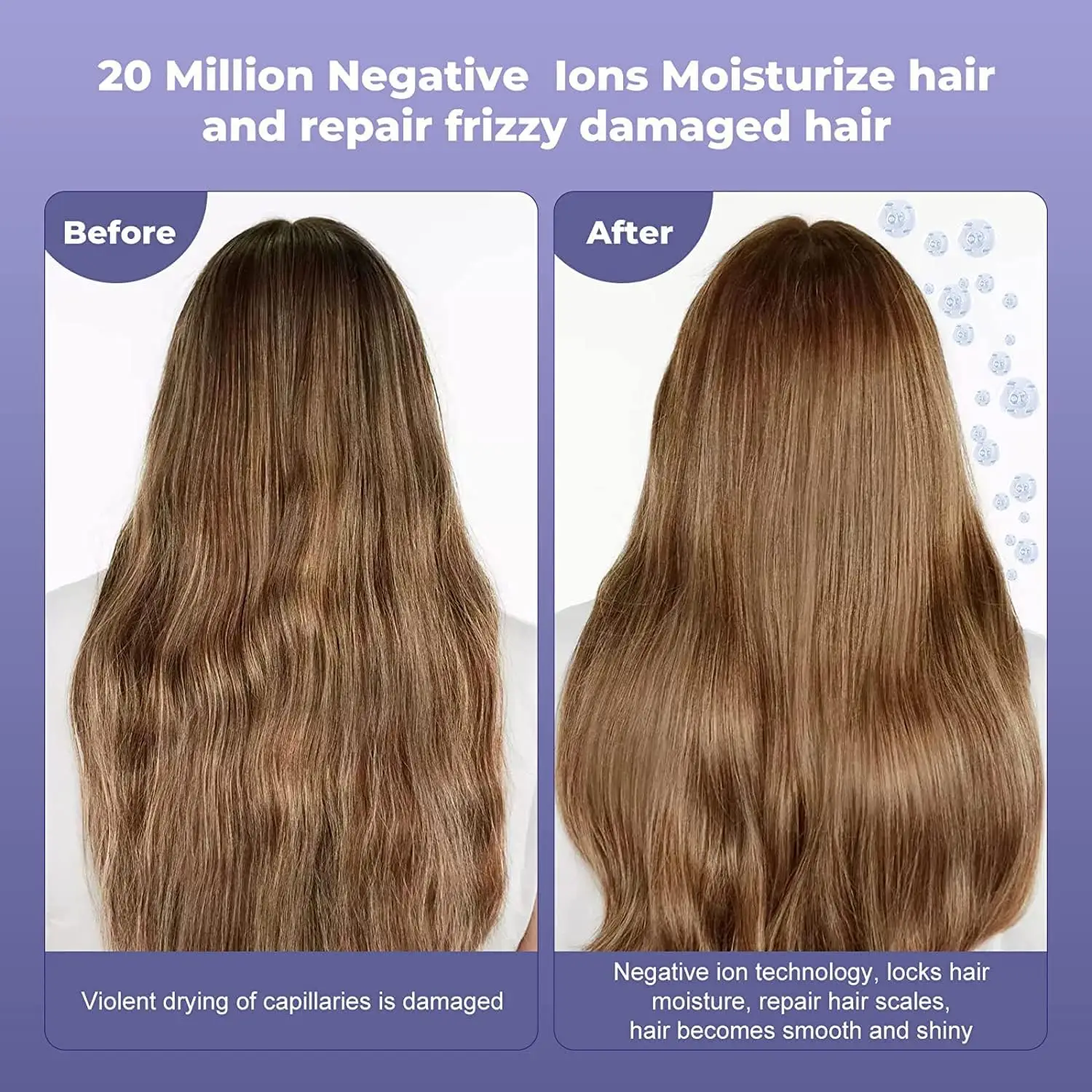 Motor for Fast Drying, Low Noise, Memory Function, Reduce Frizz, Hollow，Pro