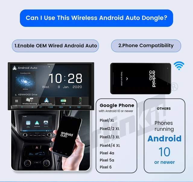 Wireless Car Adapter Android Auto  Adaptador Android Auto Inalámbrico -  A2a Wireless - Aliexpress