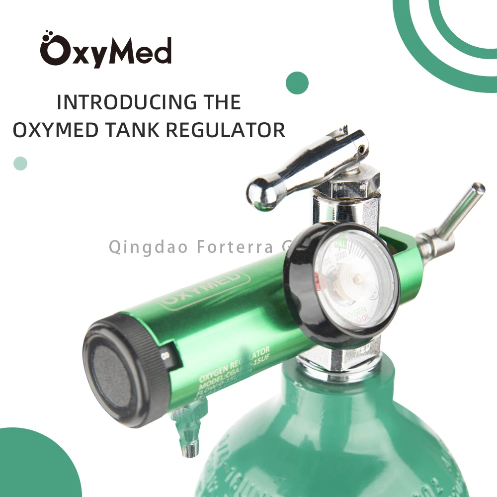 CGA870 Barb Medical Oxygen Regulator Pressure Regulator For Oxygen Cylinder 0-15L gas pressure regulator
