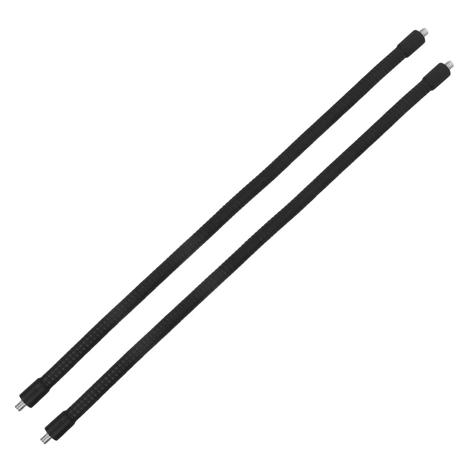 2Pcs 조정 가능한 구즈넥 마이크 암 금속 유연한 듀얼 헤드 홀더 (마이크, 휴대폰, 카메라, 라이브 스트리밍, 녹음용)