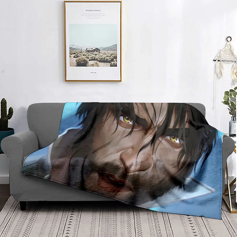 marshal  Caitlin :game Theme, Printed Flannel Throw Blanket,Perfect for Bedroom or Sofa Décor,Cozy and Warm for Winter 4