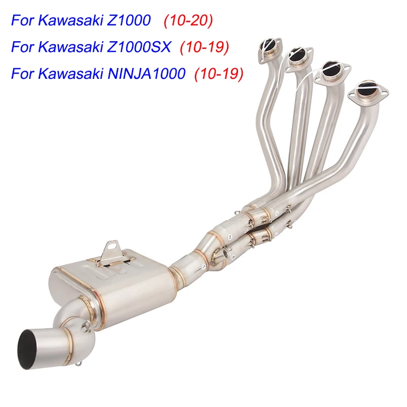 

Z1000 Exhaust Escape Motorcycle Headers Pipe Front Connector Tube Stainless Steel For Kawasaki Z1000 2010-2019