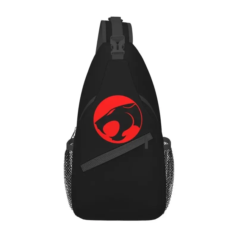 Cartoon Anime Thundercats Sling Chest Crossbody Bag Men Casual Shoulder Backpack for Travel Cycling attack on titan bagpacks travel backpack anime printing backpacks hot anime school bag for teenage teens casual bag