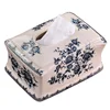 Ceramic Tissue Box Blue and White Porcelain Pattern Tissue Box Holder Napkin Holder Desktop Storage Container Home Decoration 6