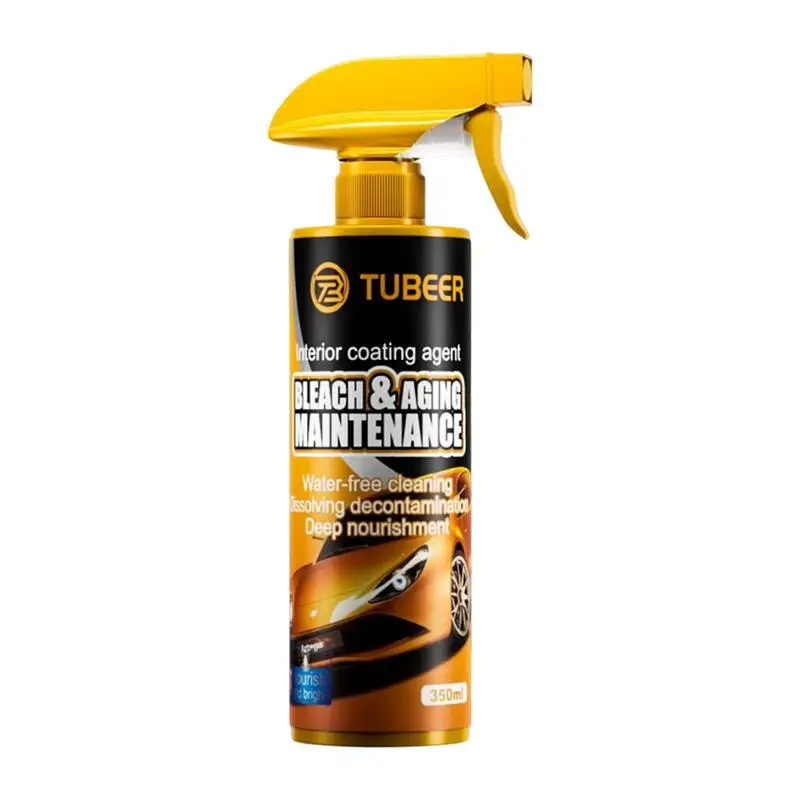 

Interior Coating Agent 11.8oz Car Armrest Cleaner Spray Dashboard Cleaning Agent Spray Moisturize And Refurbish For Air Outlet