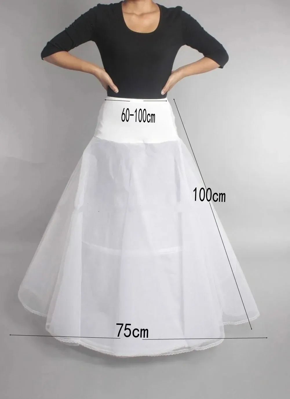 Puffy Petticoat 6 Rings For Wedding Dress Ball Gown Mermaid A-Line Dresses Elastic Band Adjustable Waist Crinoline Underskirt wedding underskirt wedding petticoat petticoat underskirt petticoat skirt