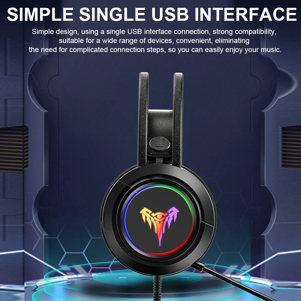 Gaming Headset with Mic Over Ear Headphones Gaming Headphones for PS4 PC Laptop