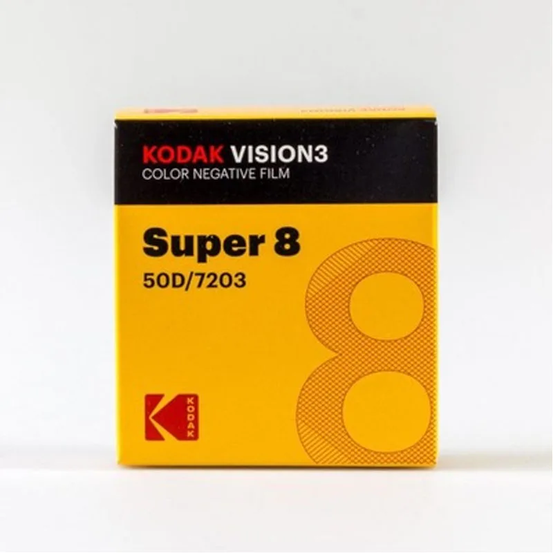 코닥 50D/7203 200T/7213 100D/7294 영화 필름 비전3 슈퍼 8mm 필름 슈퍼 16mm 필름 8컬러 스팟 데이트 프레쉬 오리지널 1-3개