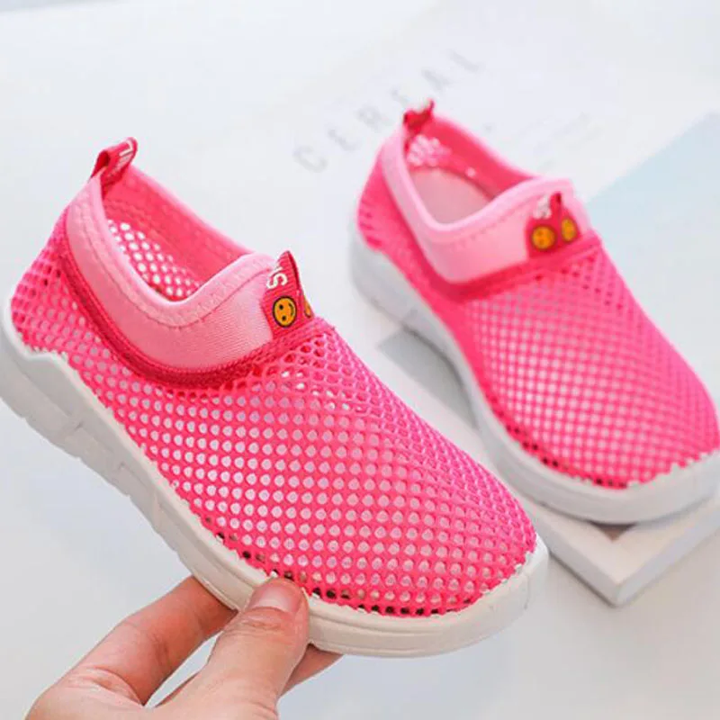 children's sandals Net Breathable Children Shoes Spring Summer Boys Girls Sneakers Casual Running Sport Shoes Slip On Kids zapatillas CSH1349 Sandal for girl