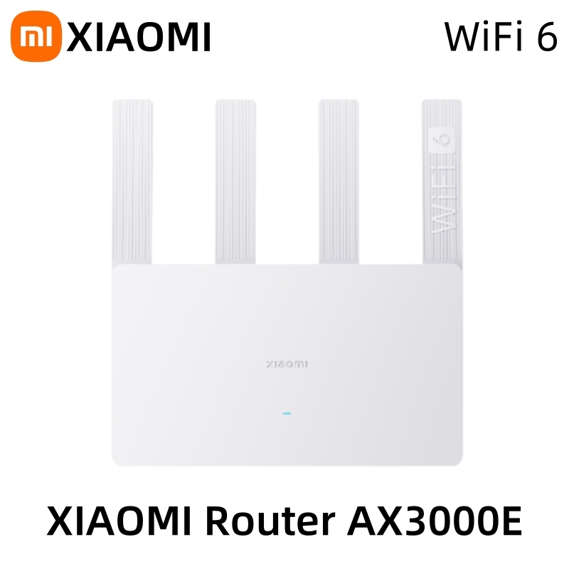Xiaomi Router AX3000E WiFi6 2976Mbps, 2,4G/5GHz, puertos duales DAN/LAN, procesadores Qualcomm, red de malla de memoria de 25