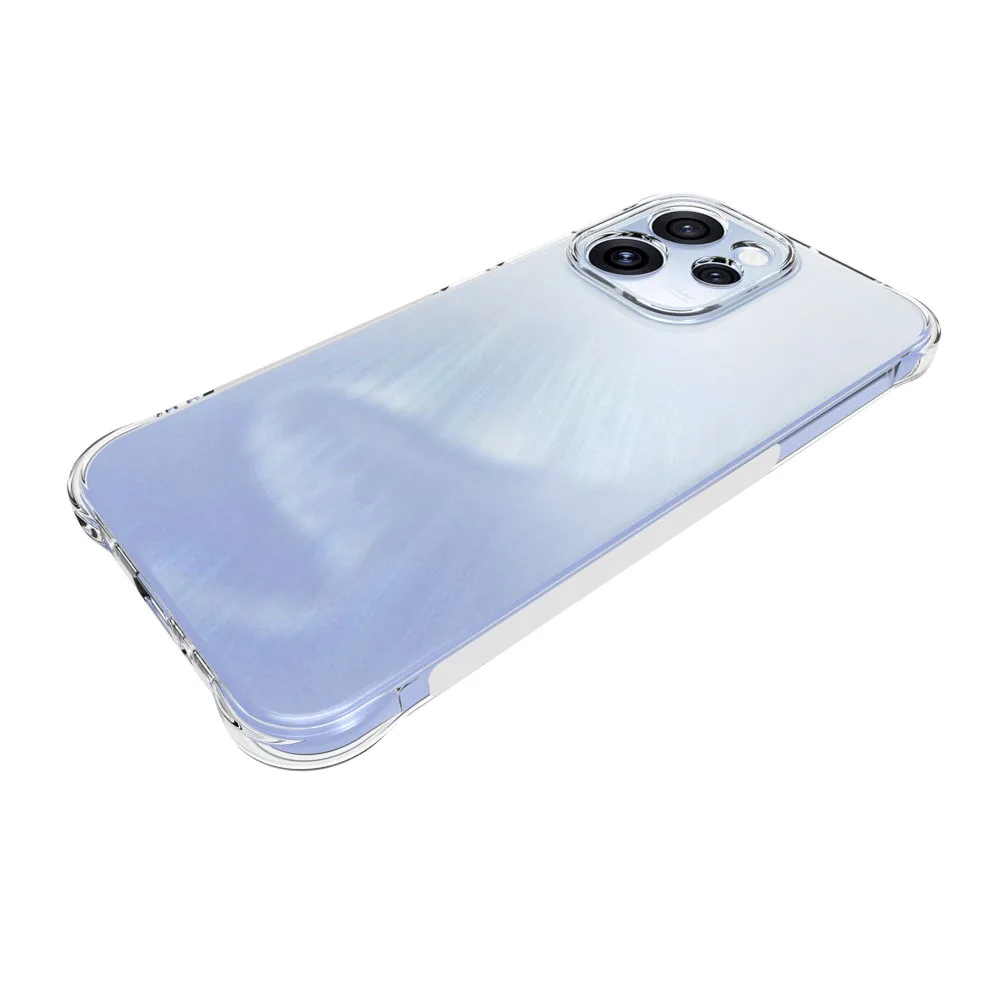 Durable Anti-Shock Transparent Gel Phone Case - HD Clear TPU Soft Cover