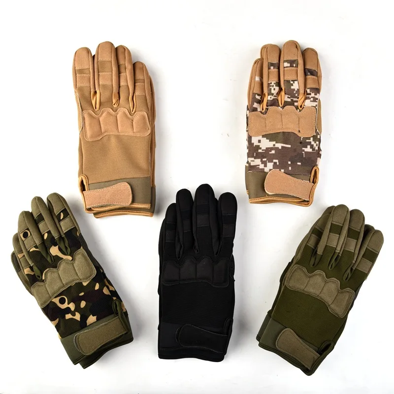 Tactical Full Finger Gloves Outdoor Sports Bicycle Antiskid Gloves Paintball Shooting Airsoft Cycling Half Glove