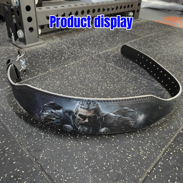 Eyes of Destruction Weightlifting Belt Competition Level Fitness Belt W/ Waist Padding for Men Women Gym Belt for Waist Support 6