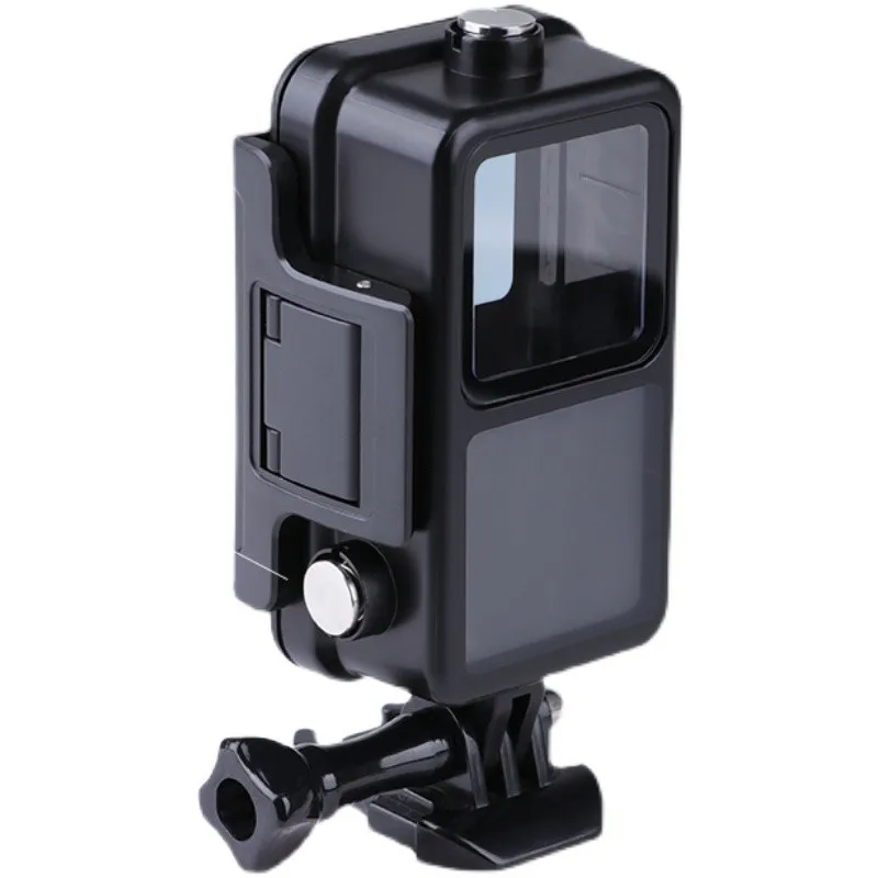 

2 Waterproof Shell of Sports Camera Black King Kong Underwater Housings Protective 60 M Dual Screen Set