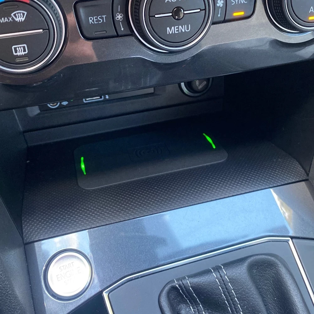 DECTRADE 15W QI Wireless Charger Car Fast Charging Pad For