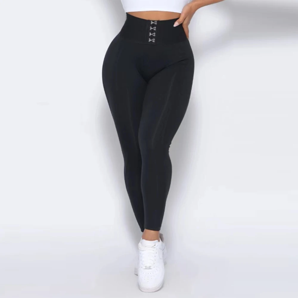 

High Waist Corset Leggings Fitness Women Magic Waist Trainer Shaper Leggings Compression Yoga Pants Tummy Control Strethcy Pants