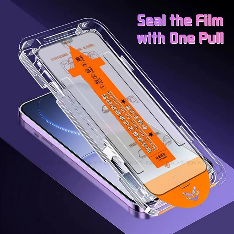 Premium Tempered Glass Screen Protector – Dust-Free, 9H Hardness, Full Coverage