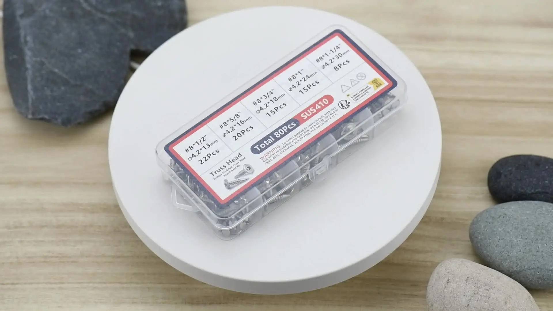 Phillips Pan Testa Viti Per Lamiera In Acciaio Inox 316 #10x5/8 - Foto 2