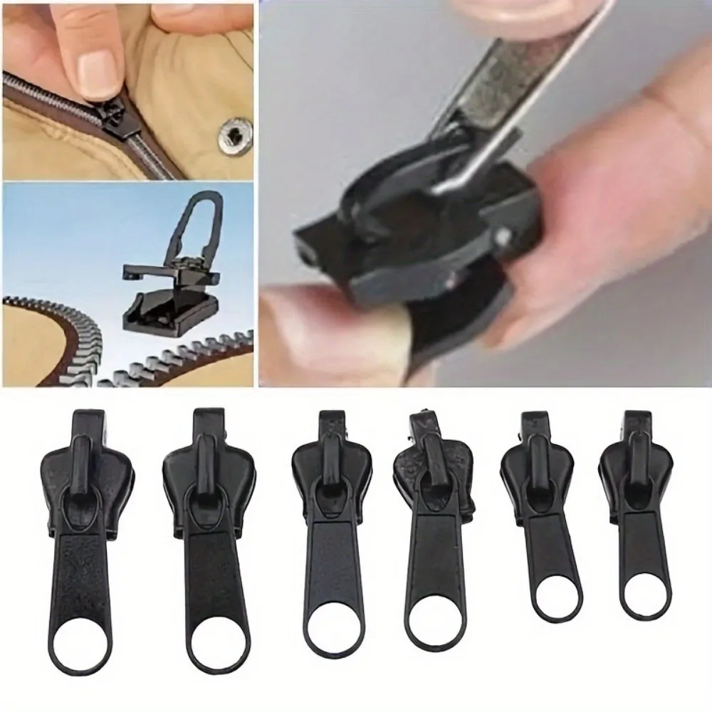 6/12 universal design and various sizes of instant zipper repair kit, DIY sewing zipper repair kit, zipper replacement