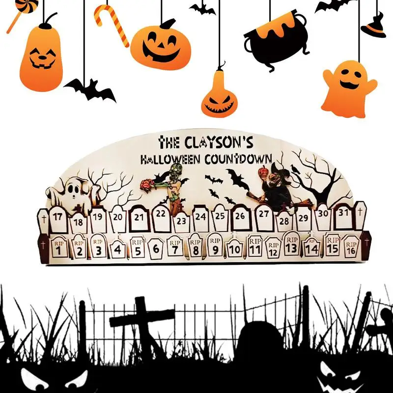 

Календарь с обратным отсчётом для Хэллоуина, 31 день