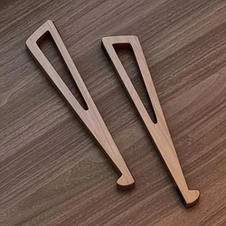Portable Foldable Wooden Laptop Stand - Ergonomic Adjustable Angle Bamboo Desktop Riser (Wooden Stand)