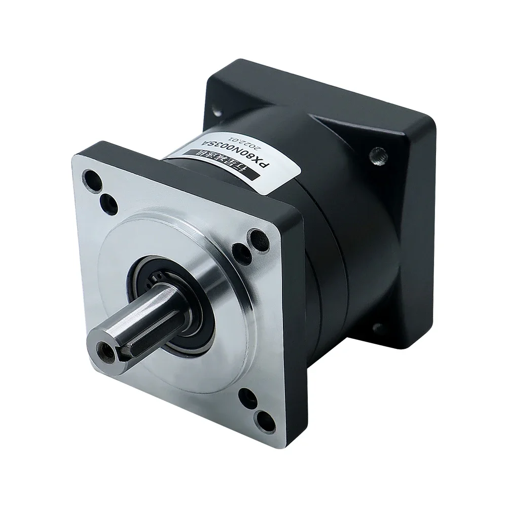 유성 감속기 DC 모터 감속기 비율, Nema32 스텝퍼 모터용, PX80, 52, 64, 96, 100, 120, 150, 144, 180/216 입력 19mm 출력 16mm